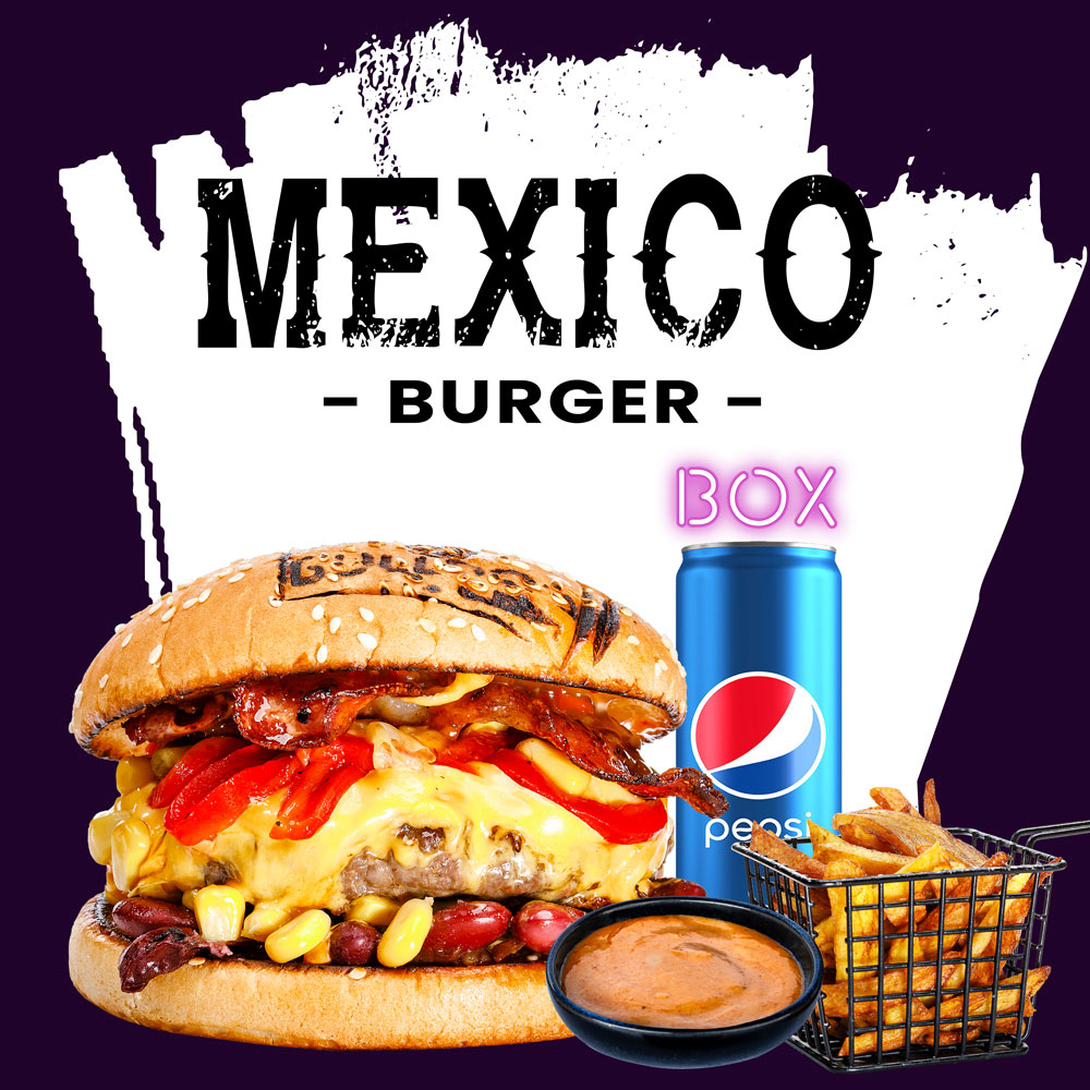 Mexico Burger Box